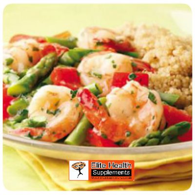 lemon garlic shrimp with vegetables recipe