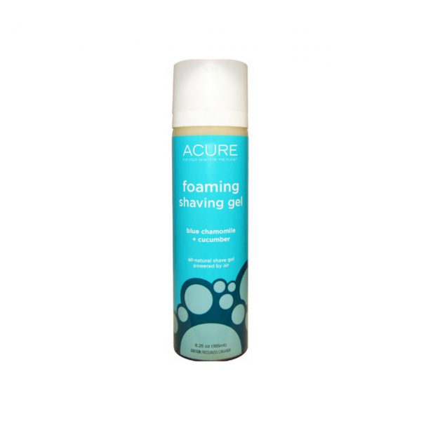 FOAMING SHAVE GEL - CHEMICAL FREE - NON ALLERGENIC BY ACURE ORGANICS