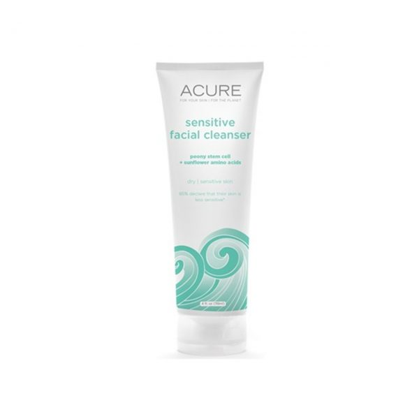 SENSITIVE FACIAL CLEANSER PEONY STEM CELL + AMINO ACIDS - NATURAL SKIN CARE PRODUCTS BY ACURE ORGANICS