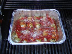healthy barbequed eggplant rollatini recipe