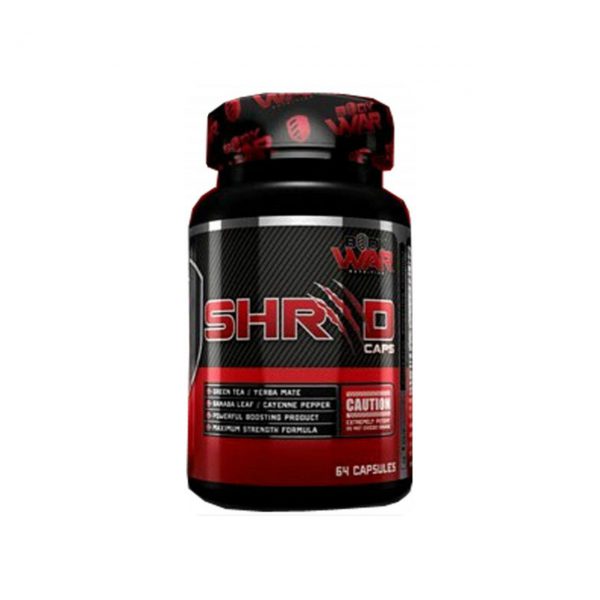 SHRED CAPS - WEIGHT LOSS SUPPLEMENTS BY BODYWAR NUTRITION