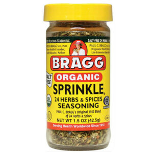 ORGANIC SPRINKLE - ALL NATURAL HERBS AND SPICES BY BRAGG