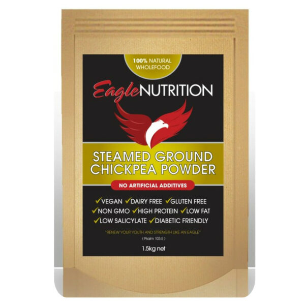 STEAMED GROUND CHICKPEA POWDER - NATURAL CHICKPEA POWDER BY EAGLE NUTRITION
