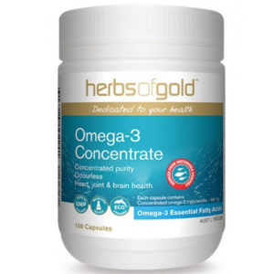 Omega-3 Concentrate - Heavy Metal Tested - High Concentration by Herbs of Gold