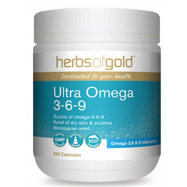 Ultra Omega 3-6-9 - Joint Health - Cardiovascular Health by Herbs of Gold