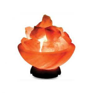 HIMALAYAN SALT LAMP SMOOTH FIRE BOWL - NATURE'S NATURAL IONIZER