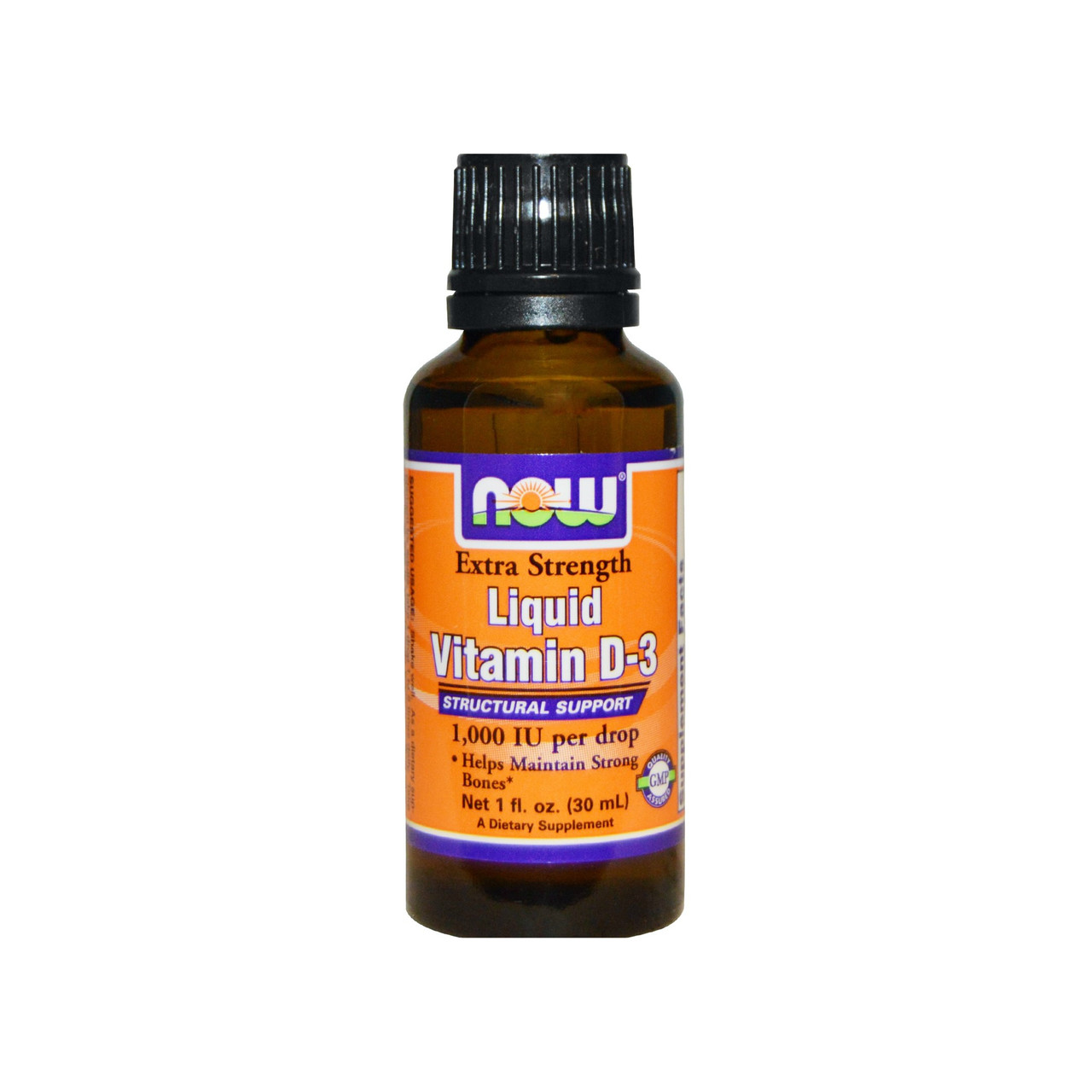 NOW Foods - Liquid Vitamin D-3 1000IU - Elite Health ...