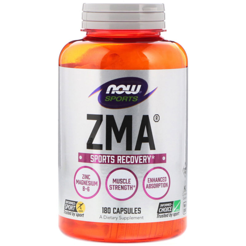 NOW Foods ZMA Growth, Recovery, Immunity Elite Health Supplements