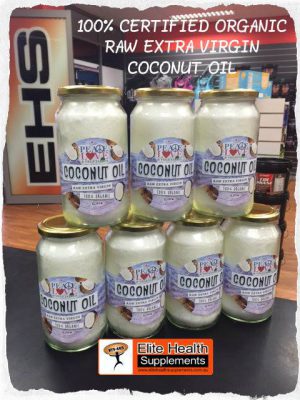 Organic raw extra-virgin coconut oil