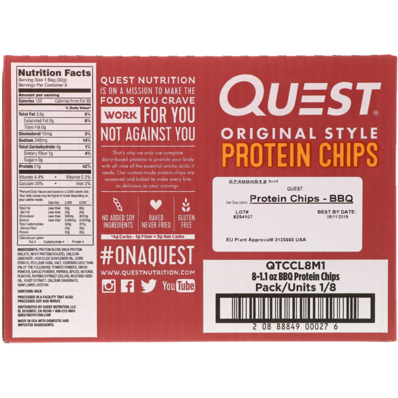 Quest Nutrition Protein Chips Elite Health Supplements