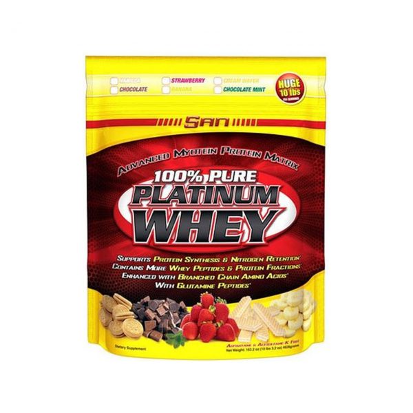 SAN 100% PURE PLATINUM WHEY 2 BAG COMBO LEAN PROTEIN SAN 100% PURE PLATINUM WHEY 2 BAG COMBO