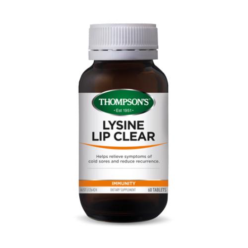 Thompson's Vitamins Lysine Lip Clear Elite Health Supplements