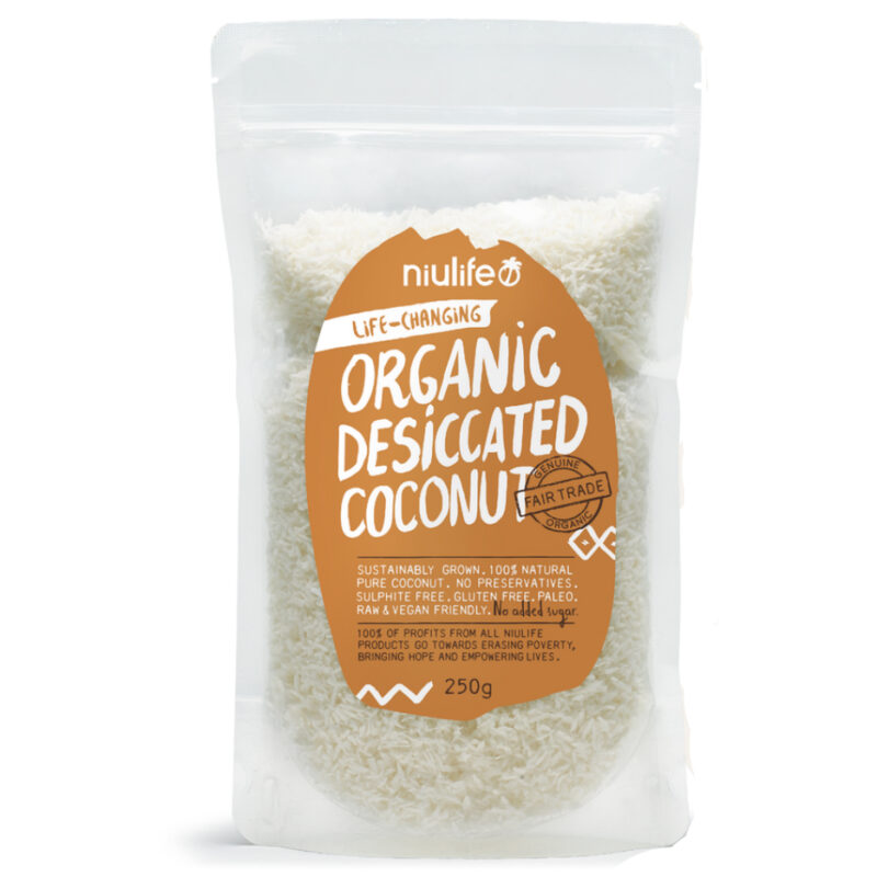 Niulife Certified Organic Desiccated Coconut Elite Health Supplements