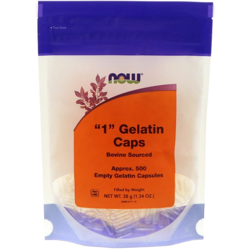 NOW Foods Gelatin Capsules Encapsulate Your Own Powders