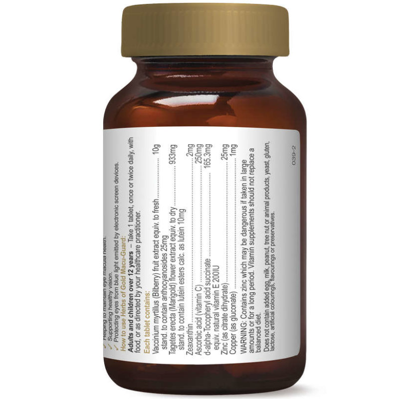 Herbs Of Gold MacuGuard Elite Health Supplements