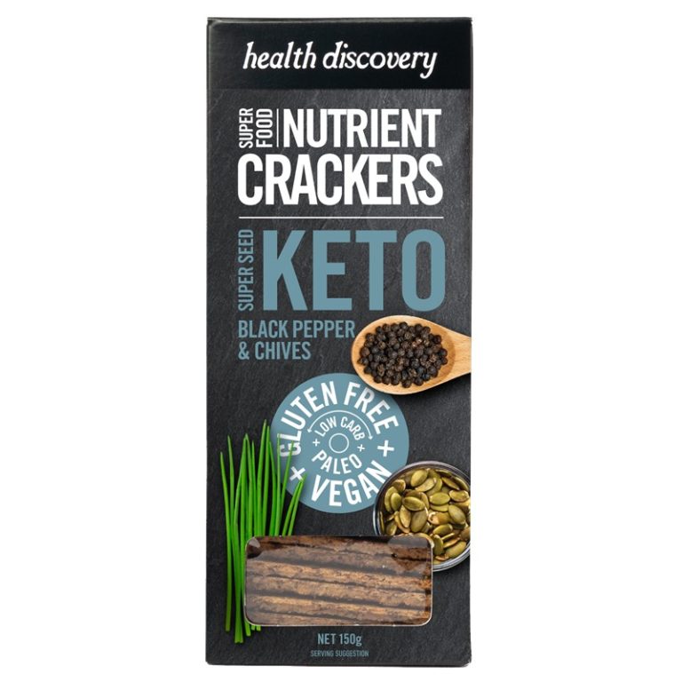 Health Discovery Super Seed Keto Crackers Elite Health Supplements
