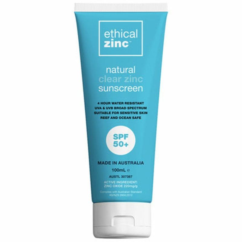 Ethical Zinc Natural Clear Zinc Sunscreen Elite Health Supplements