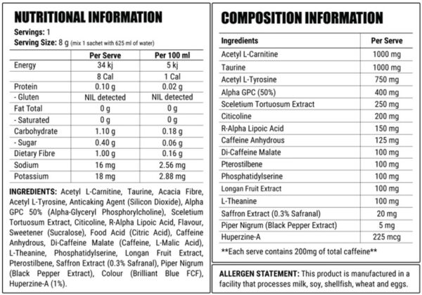 Faction Labs - Attention Cheat Mode - Elite Health Supplements