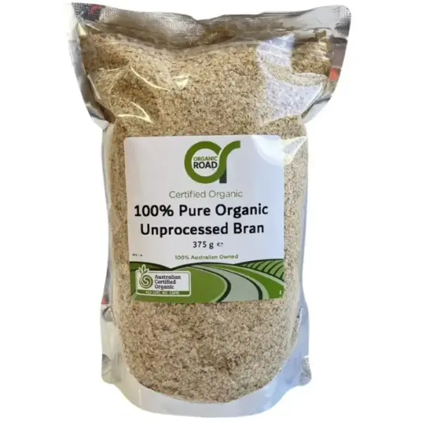 100% Pure Organic Unprocessed Bran