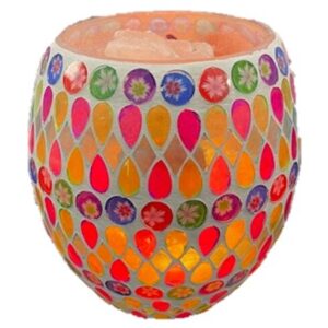 Himalayan Salt Lamp - Flowers