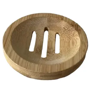 Round Bamboo Bar Drainer Dish