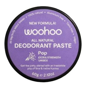 Woohoo All Natural Deodorant Paste (Pop) 60g